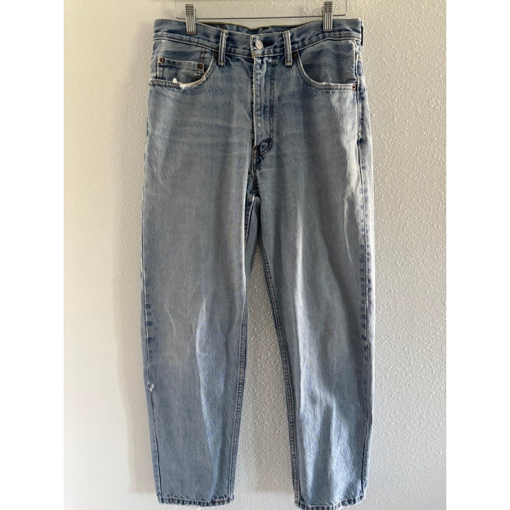 Levis 550 Jeans Mens 32x30 Light Wash Denim Relaxed Loose Vintage Y2K 90s‎ USA